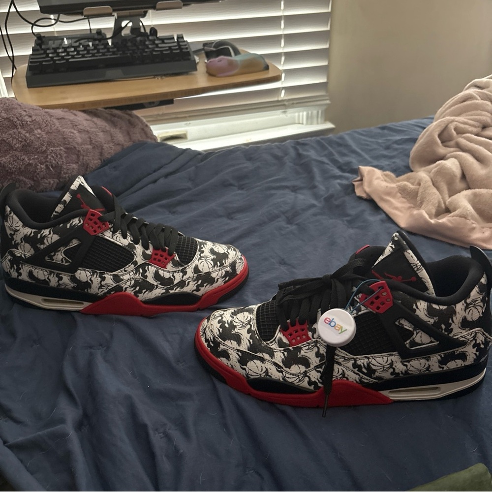 Air Jordan Retro 4 Tattoo size 12 Never Worn - Picture 3 of 8